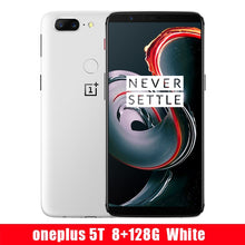 Load image into Gallery viewer, Original Oneplus 5T 5 T 8GB 128GB Snapdragon 835 Octa Core Smartphone 6.01"20.0MP 16.0MP Dual Camera LTE 4G Android 7.1 OxygenOS