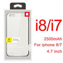 Load image into Gallery viewer, Baseus Charger Case For iPhone 8 7 6 6s Plus 2500/3650mAh Power Bank Case Ultra Slim External Backup Battery Charging Case Cover