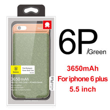 Load image into Gallery viewer, Baseus 2500/3650mAh Battery Charger Case For iPhone 6 6S Charging Case External Backup Power Bank Cover For iPhone 6 6S Plus