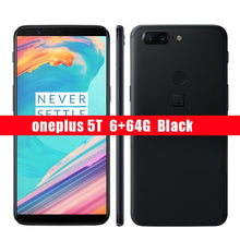 Load image into Gallery viewer, Oneplus 5T 5 T 18:9 Full Screen 6GB 64GB Snapdragon 835 Octa Core 6.01" Smartphone 20.0MP 16.0MP Dual Camera LTE 4G Android 7.1