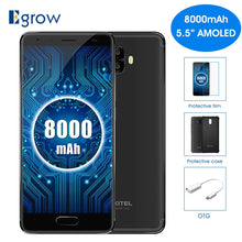 Load image into Gallery viewer, Oukitel K8000 8000mAh smart phone MT6750T Octa Core Android 7.0 Mobile phone 4G RAM 64G ROM 16MP Dual Rear Cameras Cell Phones