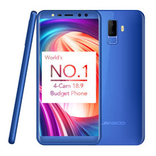 Load image into Gallery viewer, Leagoo M9 5.5" 18:9 Full Screen Four-Cams Android 7.0 MT6580A Quad Core 2GB RAM 16GB ROM 8.0MP Fingerprint 3G WCDMA Mobile Phone