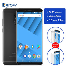 Load image into Gallery viewer, Vernee M6 5.7 inch 18:9 Screen 4G RAM 64G ROM Mobile Phone MT6750 Octa core Android 7.0 16MP Camera Cell Phone 4G LTE Smartphone