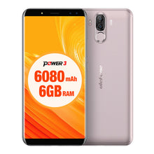 Load image into Gallery viewer, Ulefone Power 3 6.0" 18:9 4G Mobile Phone P23 Octa Core Android 7.1 6GB+64GB 21MP+5MP Quad Camera 6080mAh Face ID Smartphone