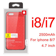 Load image into Gallery viewer, Baseus 5000/7300mAh Battery Charger Case For iPhone 8 7 Plus Ultra Slim Power Bank External Backup Charging Cover For iPhone 8 7