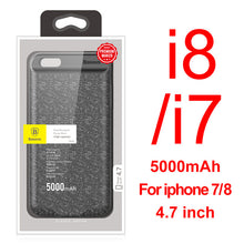 Load image into Gallery viewer, Baseus 5000/7300mAh Battery Charger Case For iPhone 8 7 Plus Ultra Slim Power Bank External Backup Charging Cover For iPhone 8 7