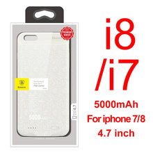 Load image into Gallery viewer, Baseus 5000/7300mAh Battery Charger Case For iPhone 8 7 Plus Ultra Slim Power Bank External Backup Charging Cover For iPhone 8 7