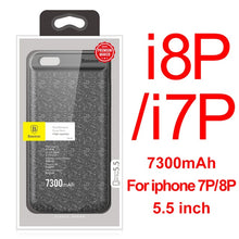 Load image into Gallery viewer, Baseus 5000/7300mAh Battery Charger Case For iPhone 8 7 Plus Ultra Slim Power Bank External Backup Charging Cover For iPhone 8 7