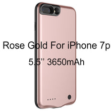 Load image into Gallery viewer, Baseus Battery Charger Case For iPhone 8 7 Plus 2500/3650mAh Backup Powerbank Charging Case For iPhone 8 7 External Battery Case