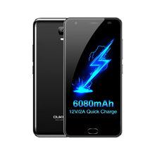 Load image into Gallery viewer, Original Oukitel K6000 Plus Fingerprint 4G LTE Mobile Phone MTK6750T Octa Core Smart Phone 5.5" 1920x1080 4GB RAM 64GB ROM 16MP