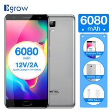 Load image into Gallery viewer, Original Oukitel K6000 Plus Android 7.0 MTK6750T Octa Core Dual SIM 4GB+64GB Fingerprint Touch ID 6080mAh 12V/2A Mobile Phone