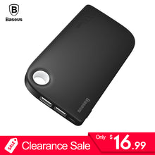 Load image into Gallery viewer, Clearance Baseus Dual USB Power Bank 8000mAh Poverbank Portable External Battery Charger For Samsung iPhone Xiaomi Powerbank