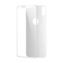 Load image into Gallery viewer, Baseus Front Back Screen Protector For iPhone X Tempered Glass Front Film+Back Cover Protective Glass For iPhoneX Full Body Film