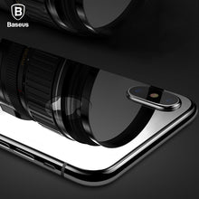 Load image into Gallery viewer, Baseus 0.3mm Back Screen Protector For iPhone X 9H Back Tempered Glass For iPhone X Ultra Thin Protective Glass Film Back Cover