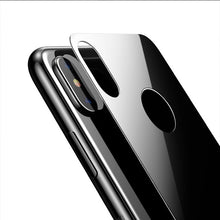 Load image into Gallery viewer, Baseus 0.3mm Back Screen Protector For iPhone X 9H Back Tempered Glass For iPhone X Ultra Thin Protective Glass Film Back Cover