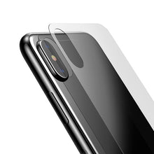 Load image into Gallery viewer, Baseus 0.3mm Back Screen Protector For iPhone X 9H Back Tempered Glass For iPhone X Ultra Thin Protective Glass Film Back Cover