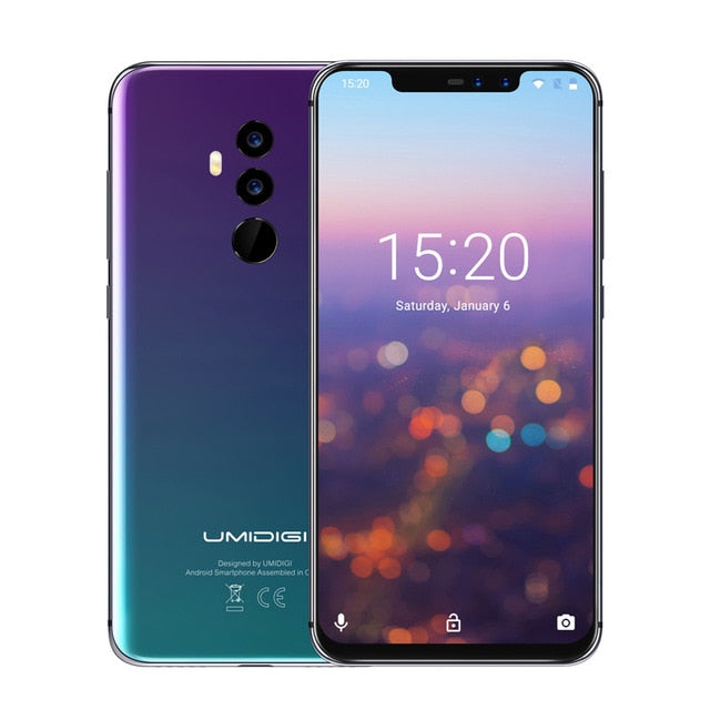 UMIDIGI Z2 Helio P23 6GB RAM 64GB ROM Mobile Phone 6.2