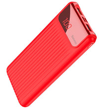Load image into Gallery viewer, Baseus Quick Charge 3.0 Power Bank 10000mAh Dual USB LCD Powerbank External Battery Charger For Mobile Phones Tablets Poverbank
