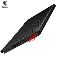 Load image into Gallery viewer, Baseus Portable 10000mAh Power Bank Dual USB LCD Powerbank Slim External Battery Charger For iPhone X 8 7 Mobile Phone Poverbank