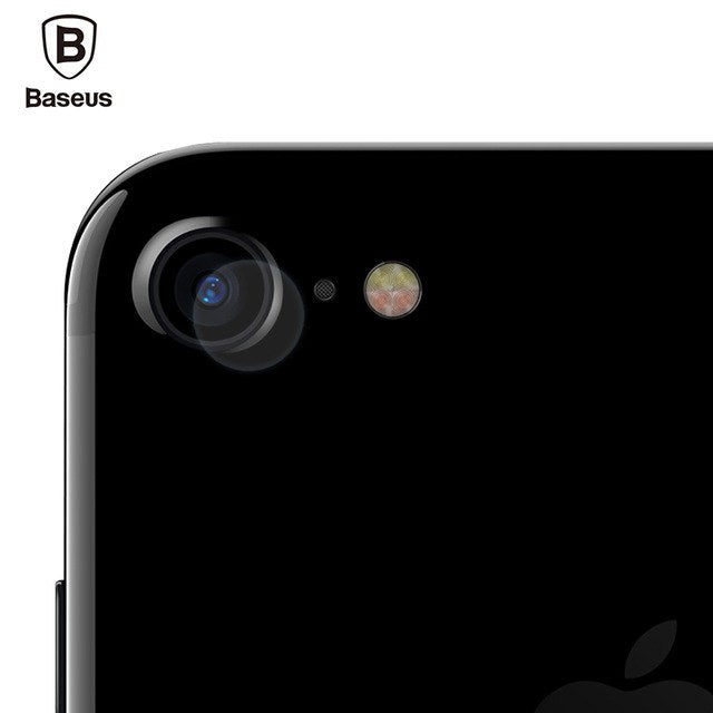 Baseus 2Pcs Transparent Camera Lens Protector For iPhone 8 7 Plus 9H Scratch Proof Camera Lens Film Back Lens Protection Film