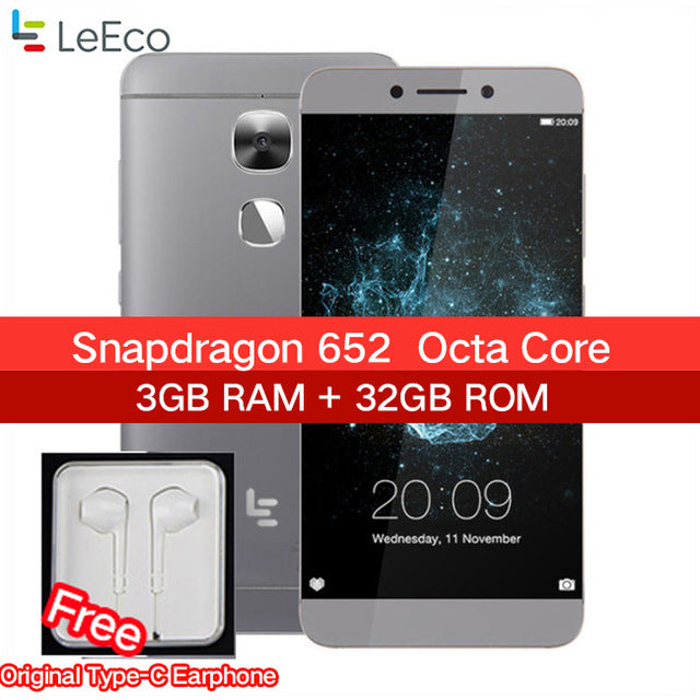 Original LeEco LeTV Le S3 X522 3GB RAM 32GB ROM Snapdragon 652 1.8GHz Octa Core 5.5