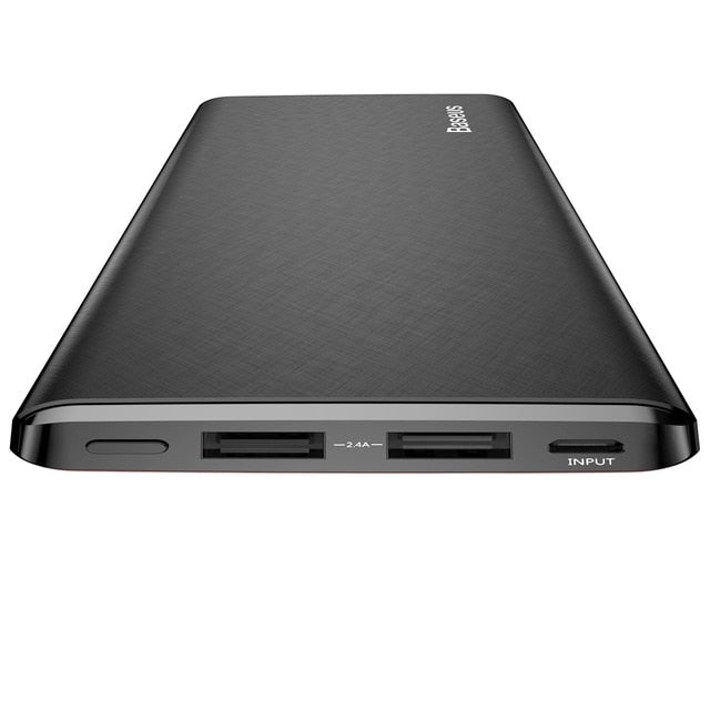 Baseus 10000mAh Power Bank For iPhone Huawei Xiaomi OnePlus Ultra Slim Powerbank Poverbank Mobile Phone External Battery Charger