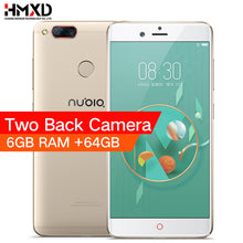 Load image into Gallery viewer, New Nubia Z17 Mini Two Back Camera Smartphone 6GB RAM 64GB ROM 5.2 Inch Snapdragon 652 MSM8976 Dual SIM Cards Ultra Slim