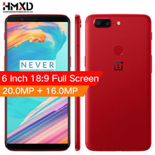 Load image into Gallery viewer, Stock Oneplus 5T 5 T 6 GB 64GB Snapdragon 835 Octa Core Smartphone 6.01"20.0MP 16.0MP Dual Camera LTE 4G Android 7.1
