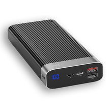 Load image into Gallery viewer, Baseus 20000mAh Power Bank LED Display Quick Charge 3.0 Dual USB Type C PD Output Fast Charging External Battery Pack Powerbank