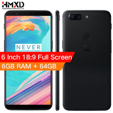 Load image into Gallery viewer, Oneplus 5T 5 T 18:9 Full Screen 6GB 64GB Snapdragon 835 Octa Core 6.01" Smartphone 20.0MP 16.0MP Dual Camera LTE 4G Android 7.1