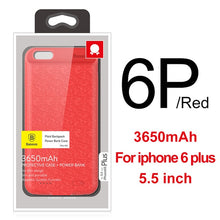 Load image into Gallery viewer, Baseus 5000/7300mAh Battery Case For iPhone 6 Plus 6s Plus Power Bank Charging Case For iPhone 6 s 6s Battery Charger Case Cover