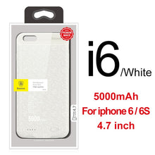 Load image into Gallery viewer, Baseus 5000/7300mAh Battery Case For iPhone 6 Plus 6s Plus Power Bank Charging Case For iPhone 6 s 6s Battery Charger Case Cover