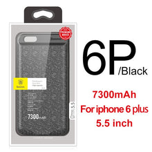 Load image into Gallery viewer, Baseus 5000/7300mAh Battery Case For iPhone 6 Plus 6s Plus Power Bank Charging Case For iPhone 6 s 6s Battery Charger Case Cover