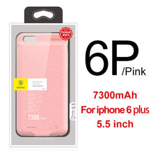 Load image into Gallery viewer, Baseus 5000/7300mAh Battery Case For iPhone 6 Plus 6s Plus Power Bank Charging Case For iPhone 6 s 6s Battery Charger Case Cover