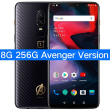Load image into Gallery viewer, Original Oneplus 6 6GB/8GB RAM 64GB/128GB/256GB ROM 6.28" 1080P Snadragon 845 Octa Core NFC Dual Camera 20+16MP Android 8.1