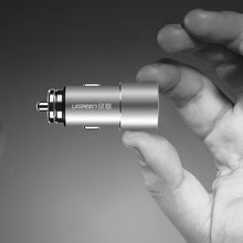 Load image into Gallery viewer, Ugreen USB Car Charger for Xiaomi Mini Dual Car-Charger 3.6A Universal Fast Mobile Phone Charger for iPhone X 8 7 6S Car Charger