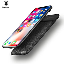 Load image into Gallery viewer, Baseus 3500mAh Battery Charger Case For iPhone X Ultra Slim Portable Power Bank External Backup Charging Cover For iPhone X