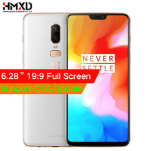 Load image into Gallery viewer, Original Oneplus 6 6GB/8GB RAM 64GB/128GB/256GB ROM 6.28" 1080P Snadragon 845 Octa Core NFC Dual Camera 20+16MP Android 8.1