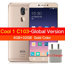 Load image into Gallery viewer, Original leeco cool 1 Coolpad letv cool1 leRee Le3 4G LTE Mobile phone Octa Core 5.5" FHD 3G / 4G 32G 13MP Dual Back Cameras
