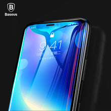 Load image into Gallery viewer, Baseus 0.3MM 7D Full Cover Screen Protector For iPhone X Glass Ultra 9H Tempered Glass For iPhoneX Front Protective Glass Film